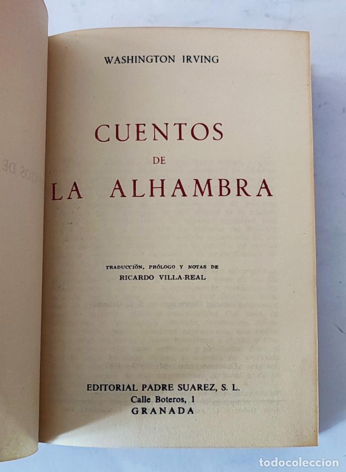 Libros: CUENTOS DE LA ALHAMBRA - Washington Irving - Foto 3