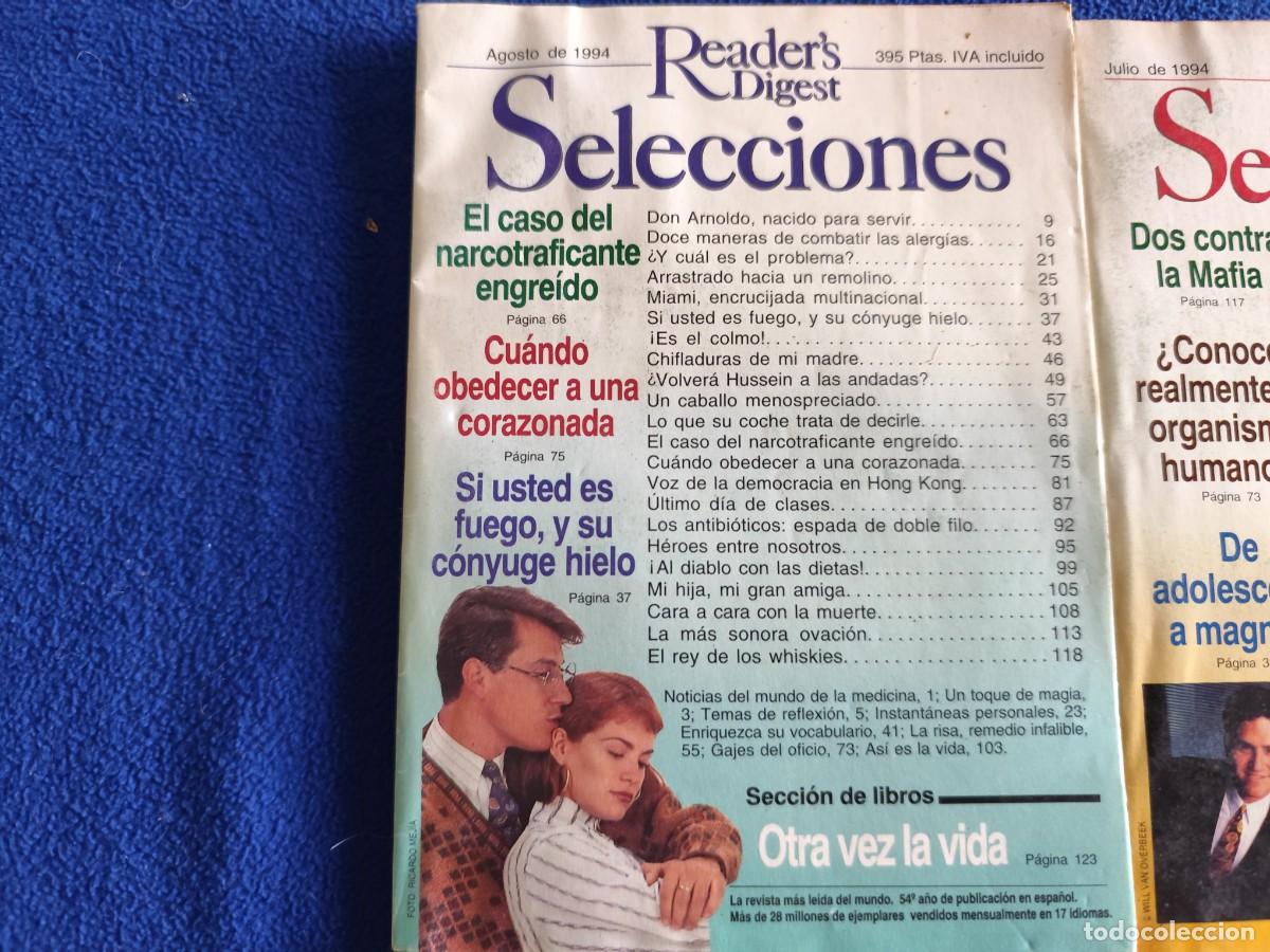 Libros: Lote 7 Revistas Readers Digest 1994 - Foto 2