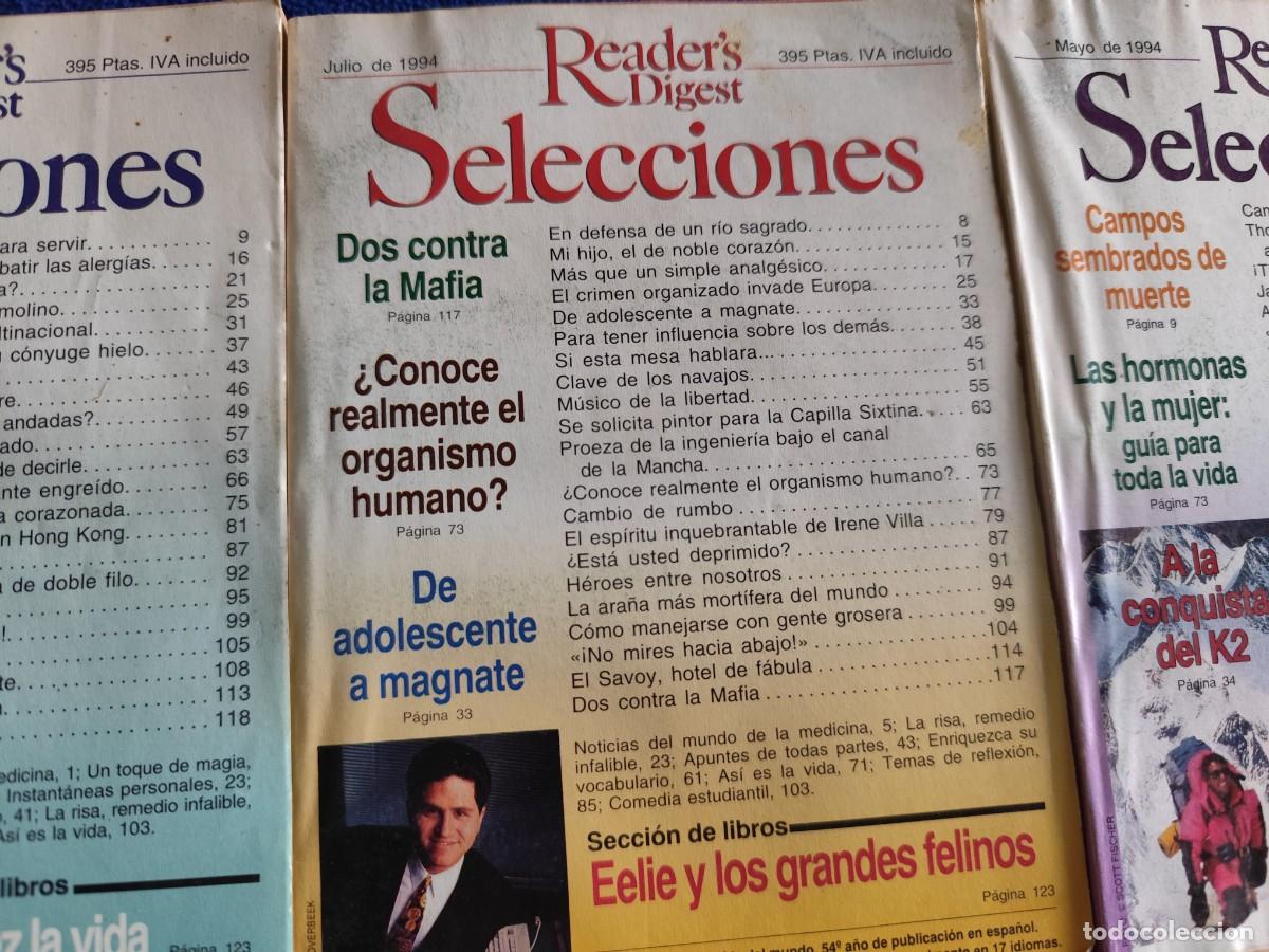 Libros: Lote 7 Revistas Readers Digest 1994 - Foto 3
