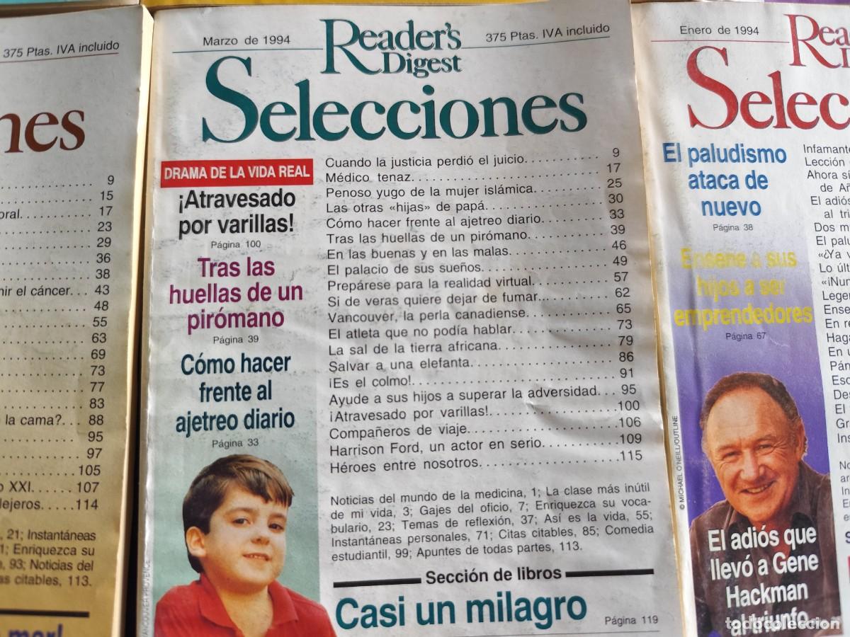 Libros: Lote 7 Revistas Readers Digest 1994 - Foto 6
