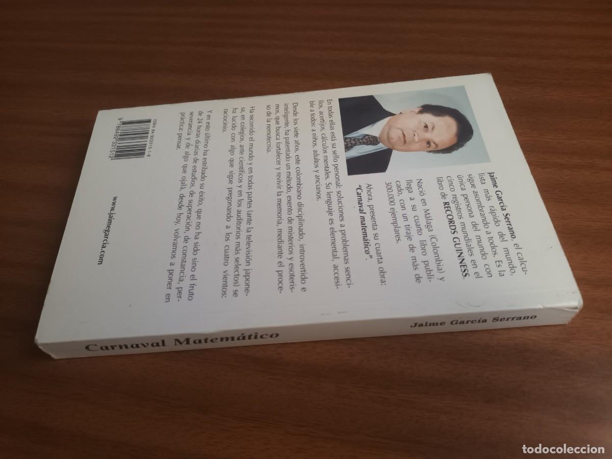 Libros: Carnaval matem&aacute;tico --- Jaime Garc&iacute;a Serrano - Foto 5
