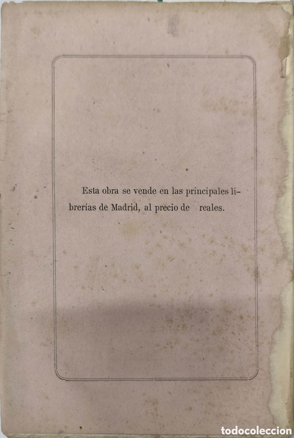 Libros: CANTOS DEL GITANO. A&ntilde;o 1878 - CHACEL,Mariano - Foto 3
