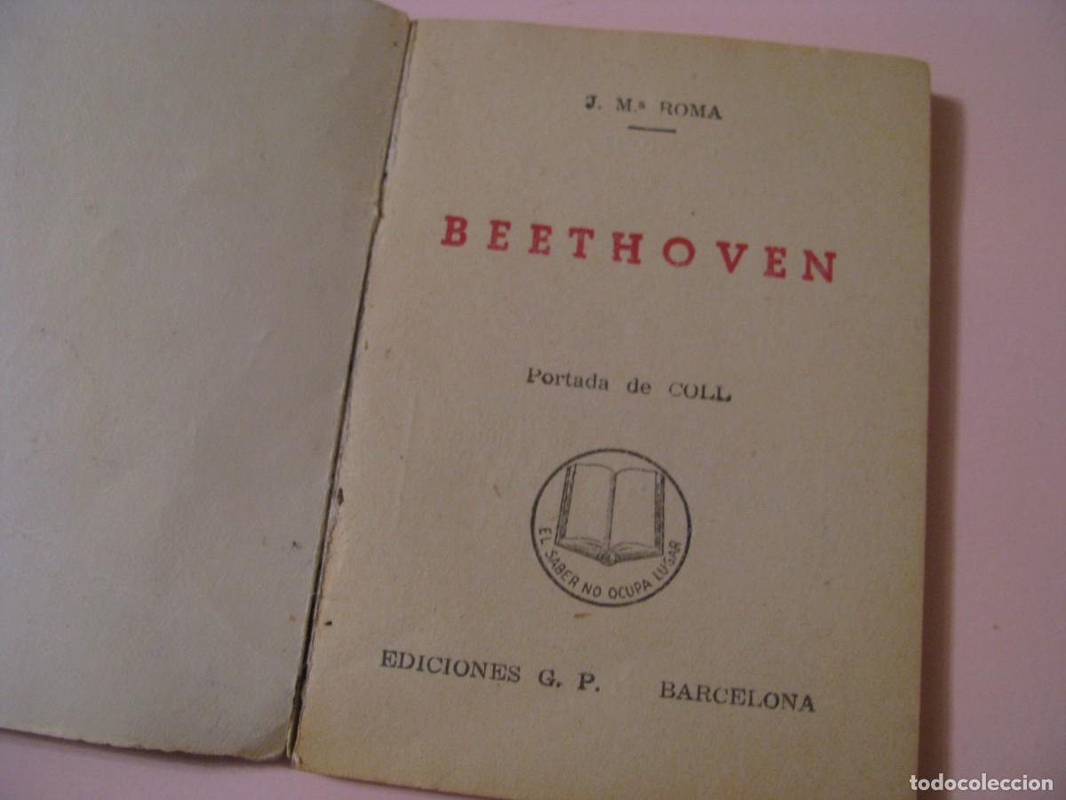 Libros: BEETHOVEN. JOSE M&ordf; ROMA. ENCICLOPEDIA PULGA. - Foto 2