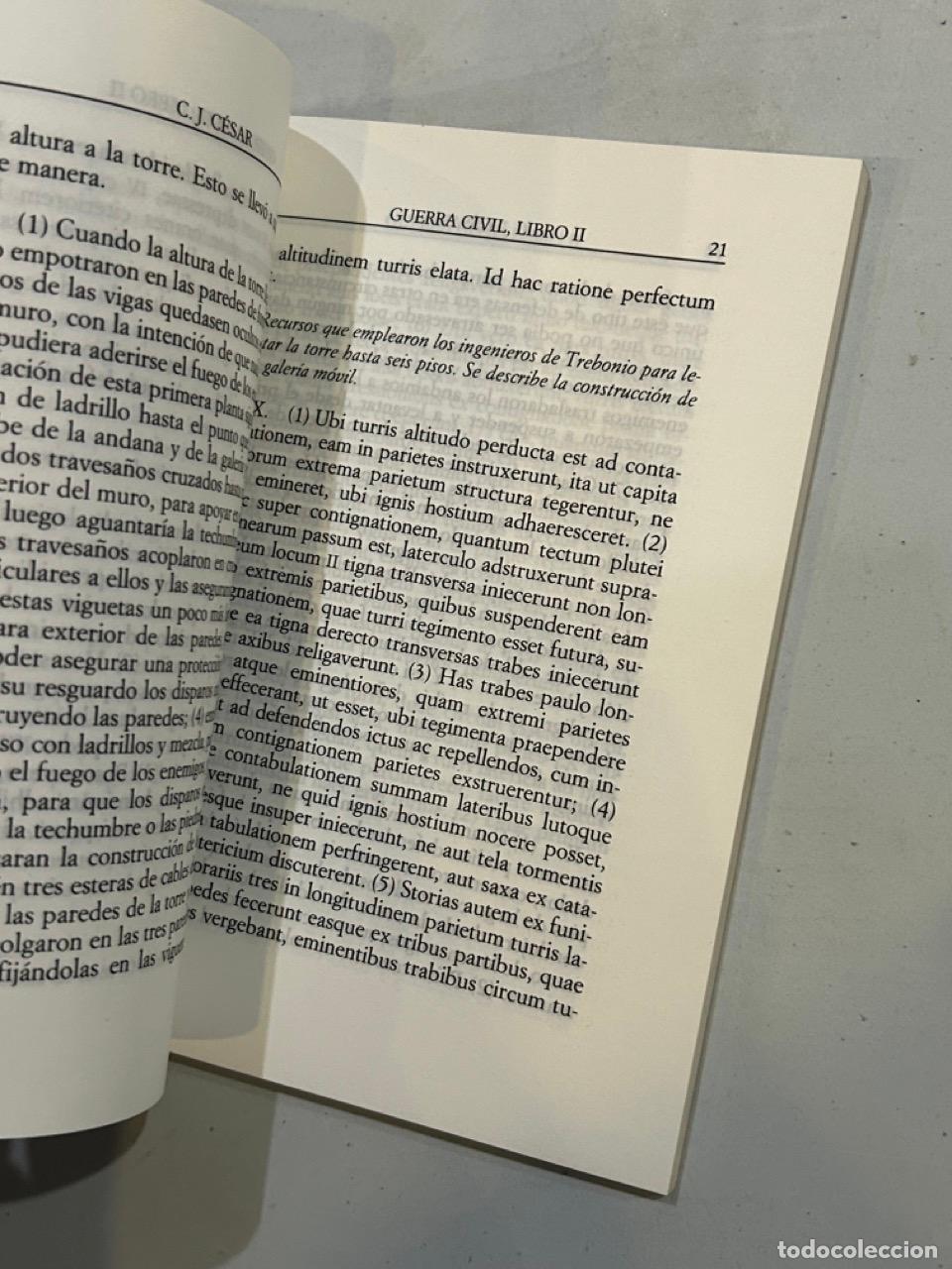 Libros: C&eacute;sar - Guerra Civil Libro II - Foto 2