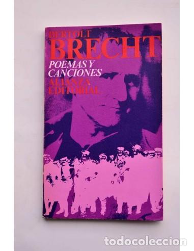 Libros: Poemas y canciones - BRECHT, Bertolt - Foto 1