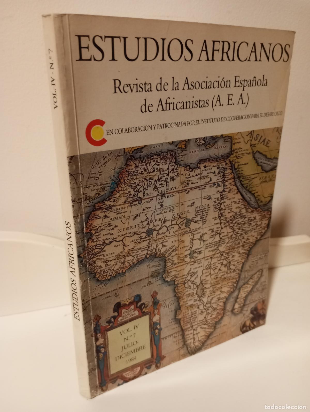 Libri di seconda mano: ESTUDIOS AFRICANOS N&ordm; 7 REVISTA DE LA ASOCIACION ESPA&Ntilde;OLA DE AFRICANISTAS - VV. AA.