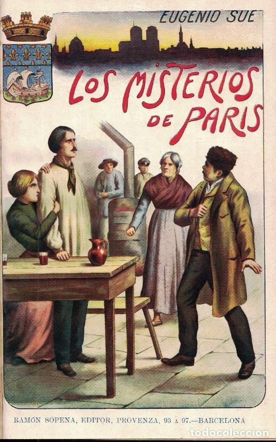 Libros: LOS MISTERIOS DE PARIS. 2 Tomos. - Sue. Eugenio, - Foto 1