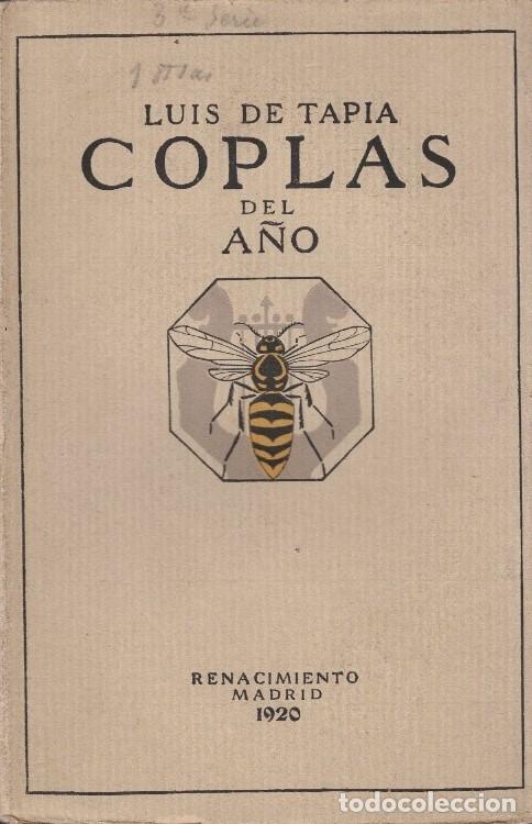Libros: COPLAS DEL A&Ntilde;O. 1920. - Tapia. Luis de, - Foto 1