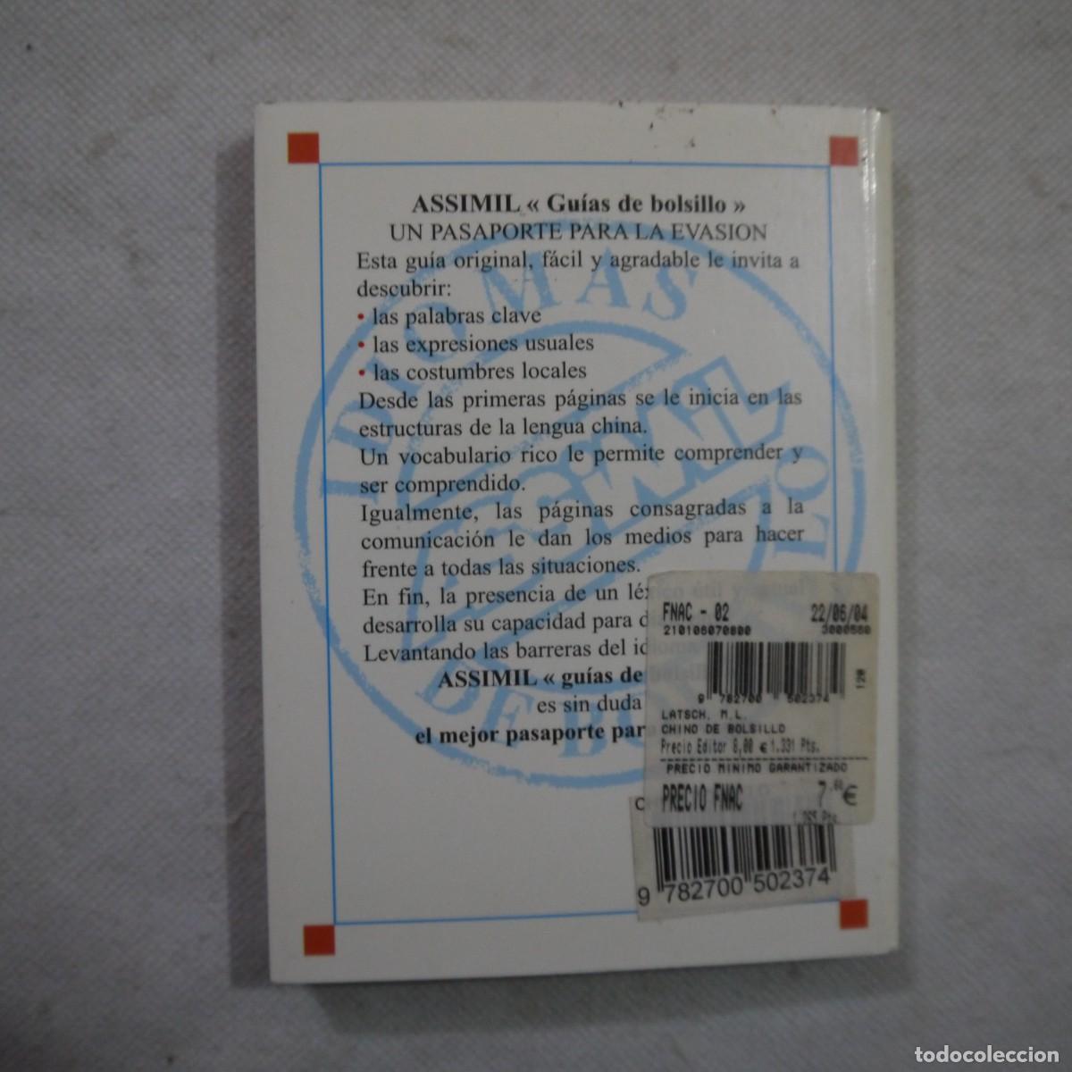 Libros: GU&Iacute;AS ASSIMIL. EL CHINO DE BOLSILLO - 1998 - Foto 14