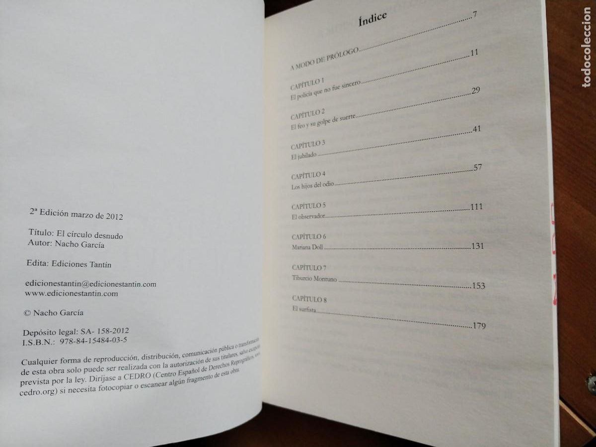 Libros: El c&iacute;rculo desnudo -Nacho Garc&iacute;a -libro descatalogado - Foto 7