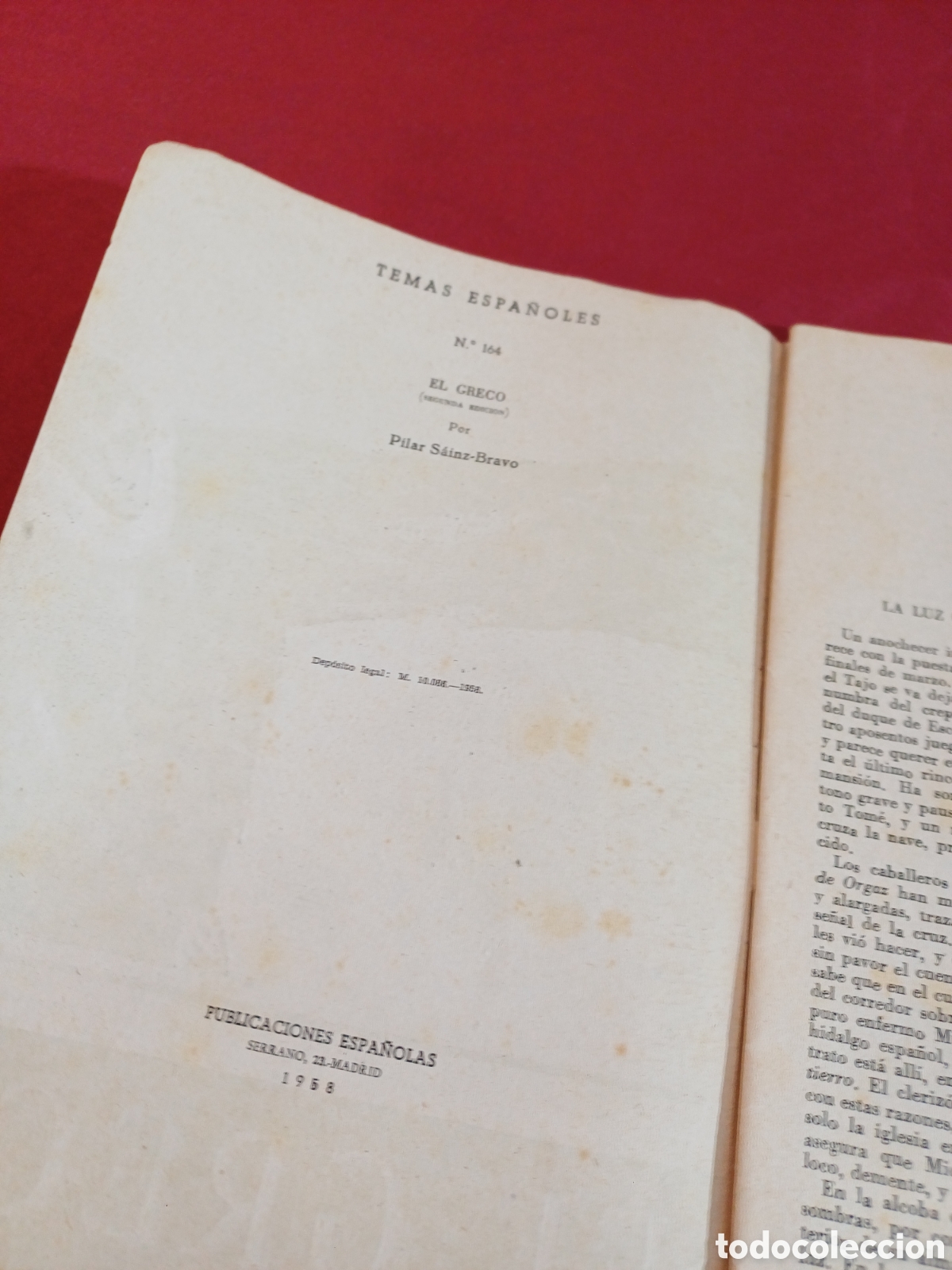 Libros: LIBRETO, EL GRECO, 1958 - Foto 3