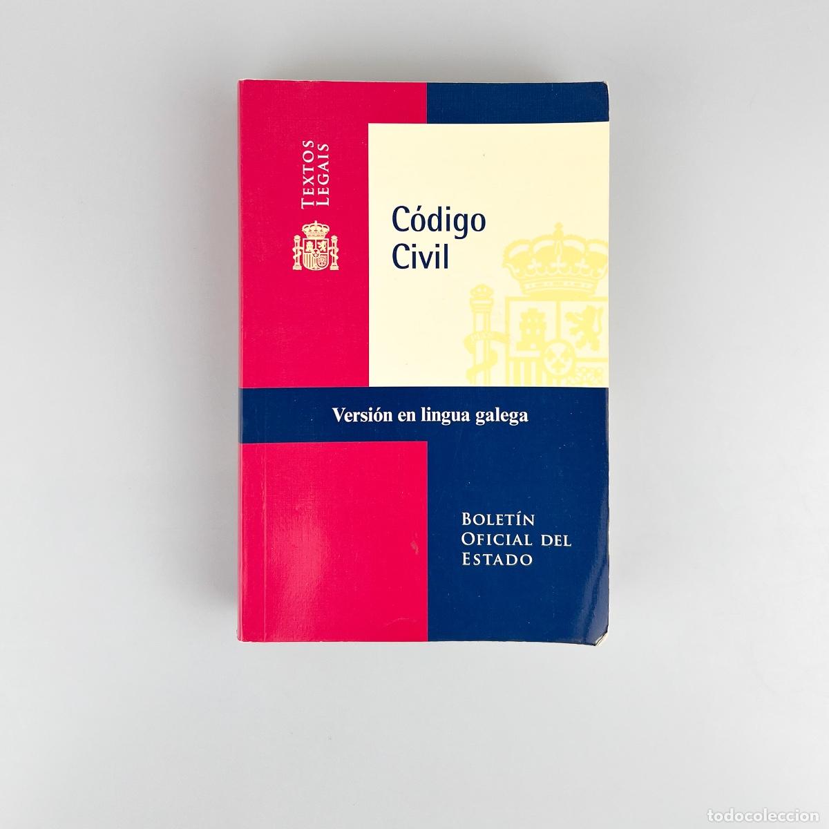 Libros: C&oacute;digo Civil, version en lingua galega - Foto 1