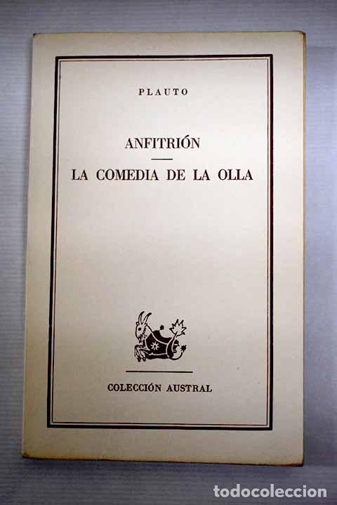 Libros: Anfitri&oacute;n ; La comedia de la olla.- Plauto - Foto 1