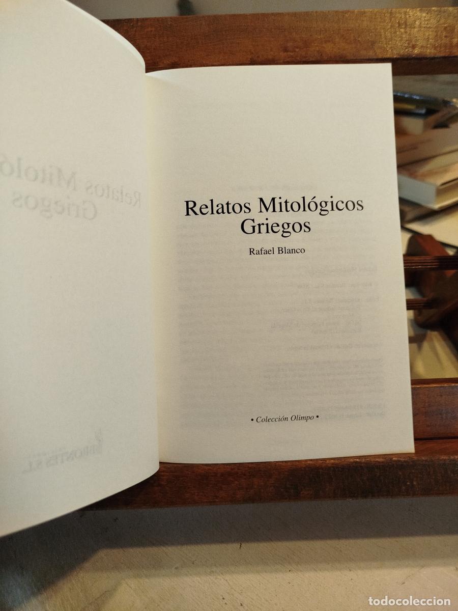 Libros: Relatos mitol&oacute;gicos griegos - Blanco Almenta, Rafael (1964-) - Foto 3