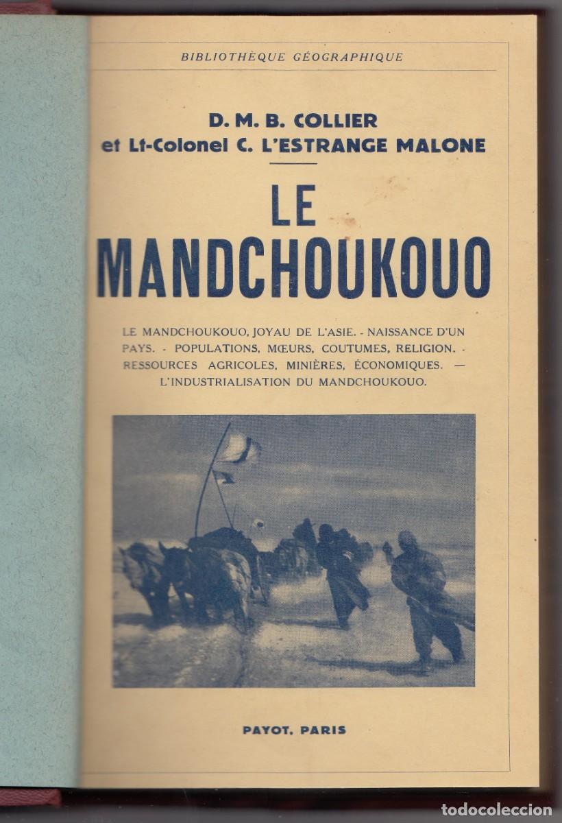 Libros: LE MANDCHOUKOUO. COLLIER ET L&acute;ESTRANGE MALONE. ADN - Foto 1