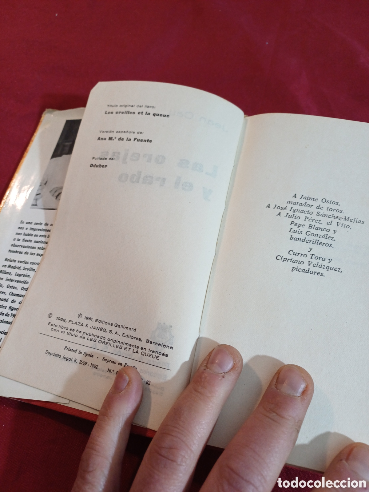 Libros: LIBRO, LAS OREJAS Y EL RABO, 1962 - Foto 7