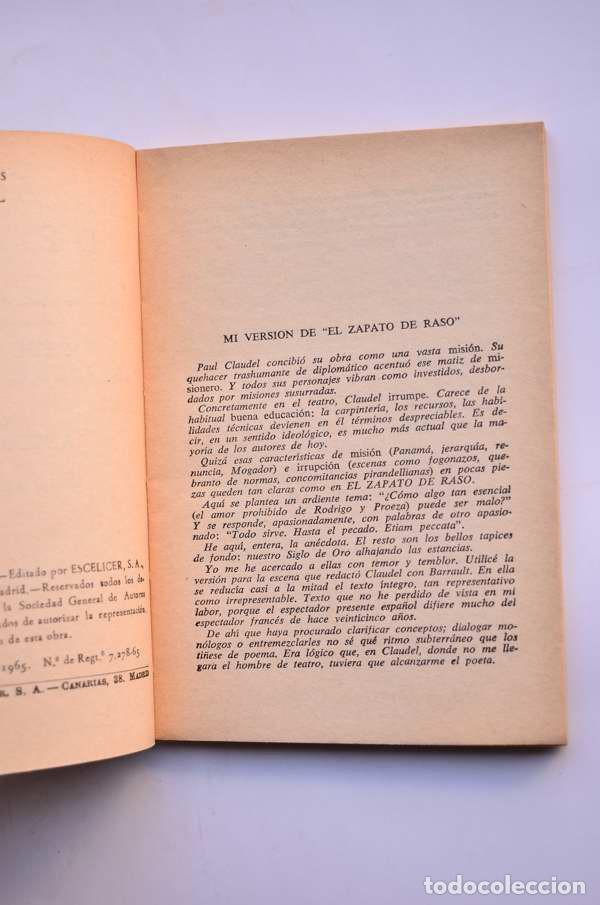 Libros: El zapato de raso - CLAUDEL, Paul - Foto 3