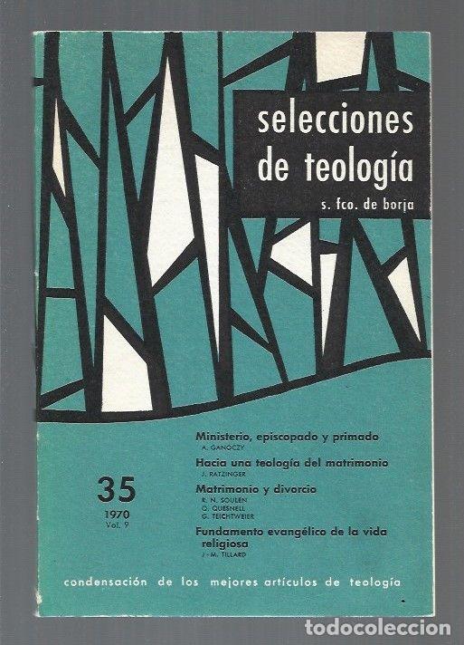 Libros: SELECCIONES DE TELOGIA. NUMERO 35 - VARIOS - Foto 1