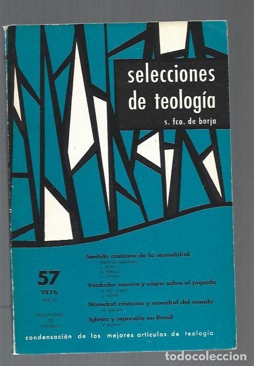 Libros: SELECCIONES DE TELOGIA. NUMERO 57 - VARIOS - Foto 1