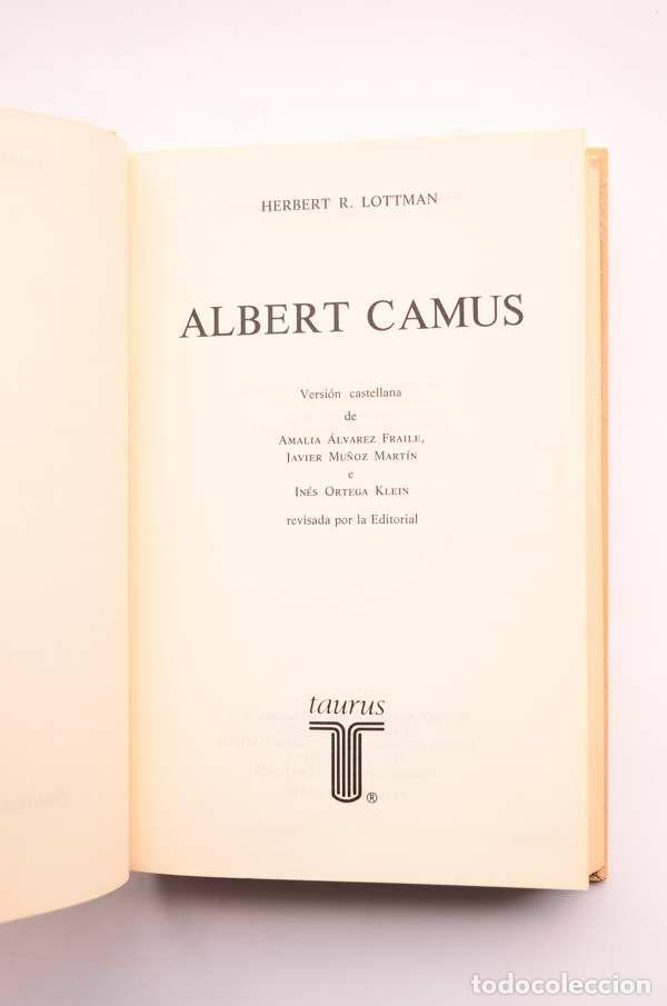 Libros: Albert Camus - LOTTMAN, Herbert R. - Foto 3
