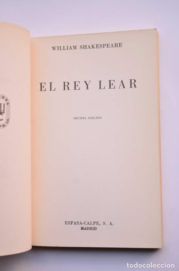 Libros: El Rey Lear - SHAKESPEARE, William - Foto 2
