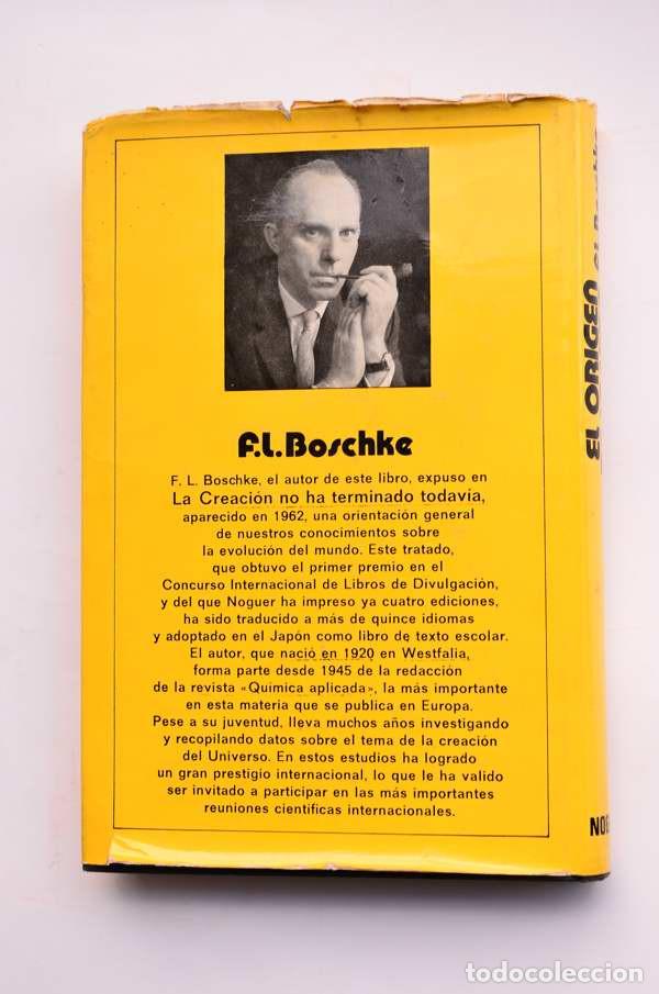 Libros: El origen de la vida - BOSCHKE, F. L. - Foto 5