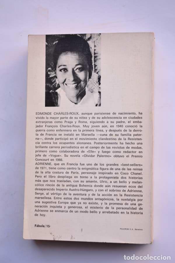 Libros: Adrienne - CHARLES-ROUX, Edmonde - Foto 3