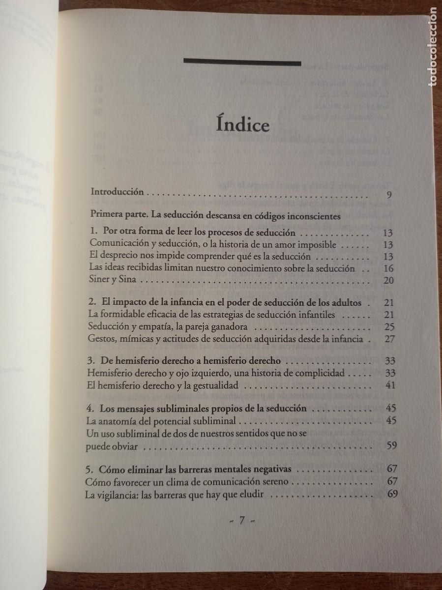 Libros: EL LENGUAJE DE LA SEDUCCI&Oacute;N. PHILIPPE TURCHET. ED. AMAT. 2005 - Foto 5