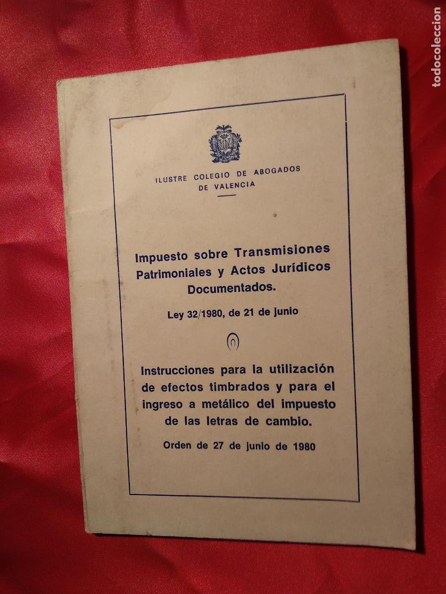 Libri di seconda mano: Impuestos sobre Transacciones patrimoniales y actos juridicos L.809-2984