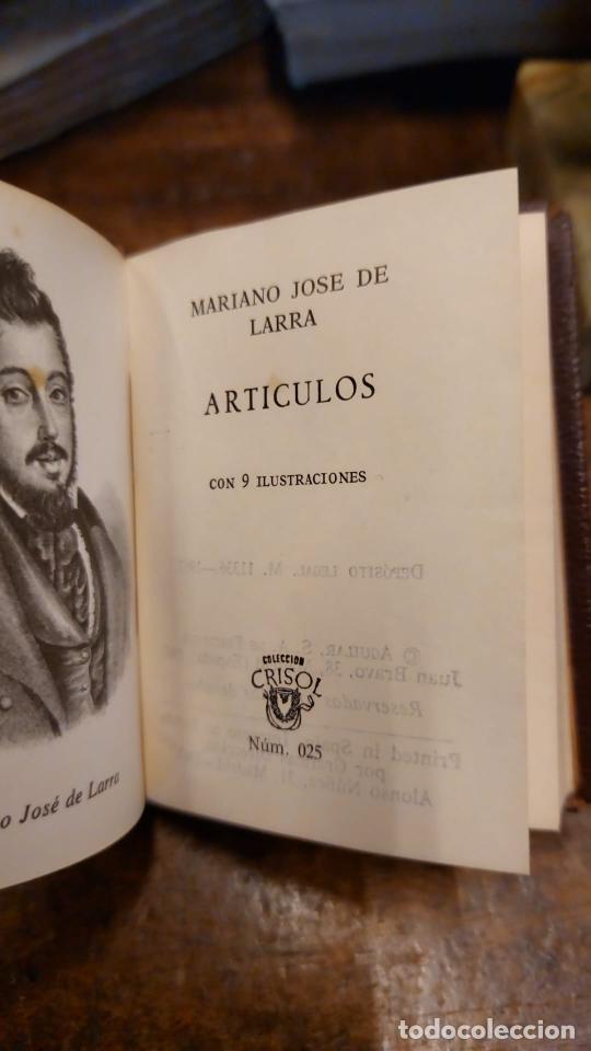 Libros: ARTICULOS. - LARRA, Mariano Jos&eacute; de. - Foto 2