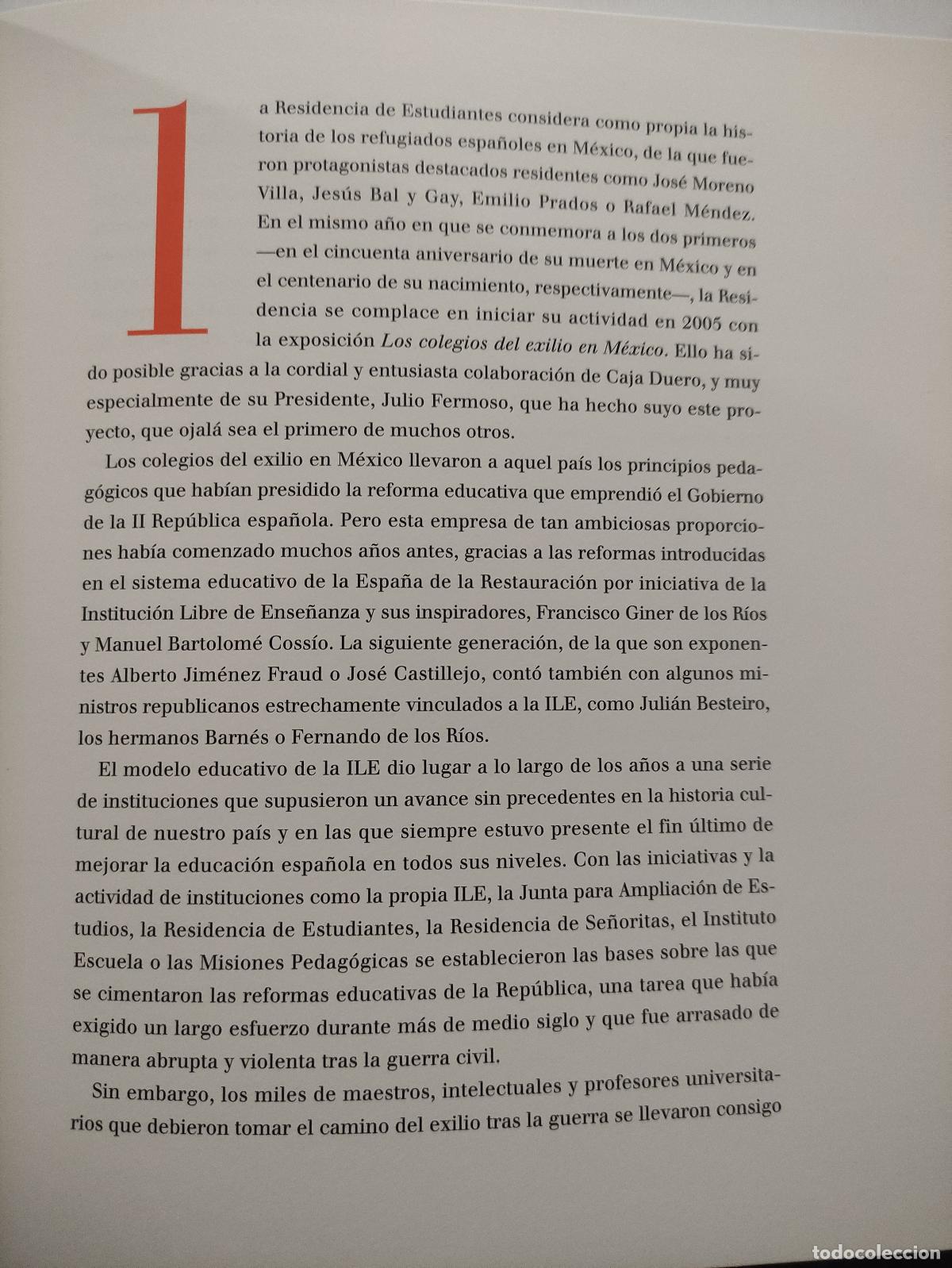 Libros: LOS COLEGIOS DEL EXILIO EN MEXICO - Foto 5