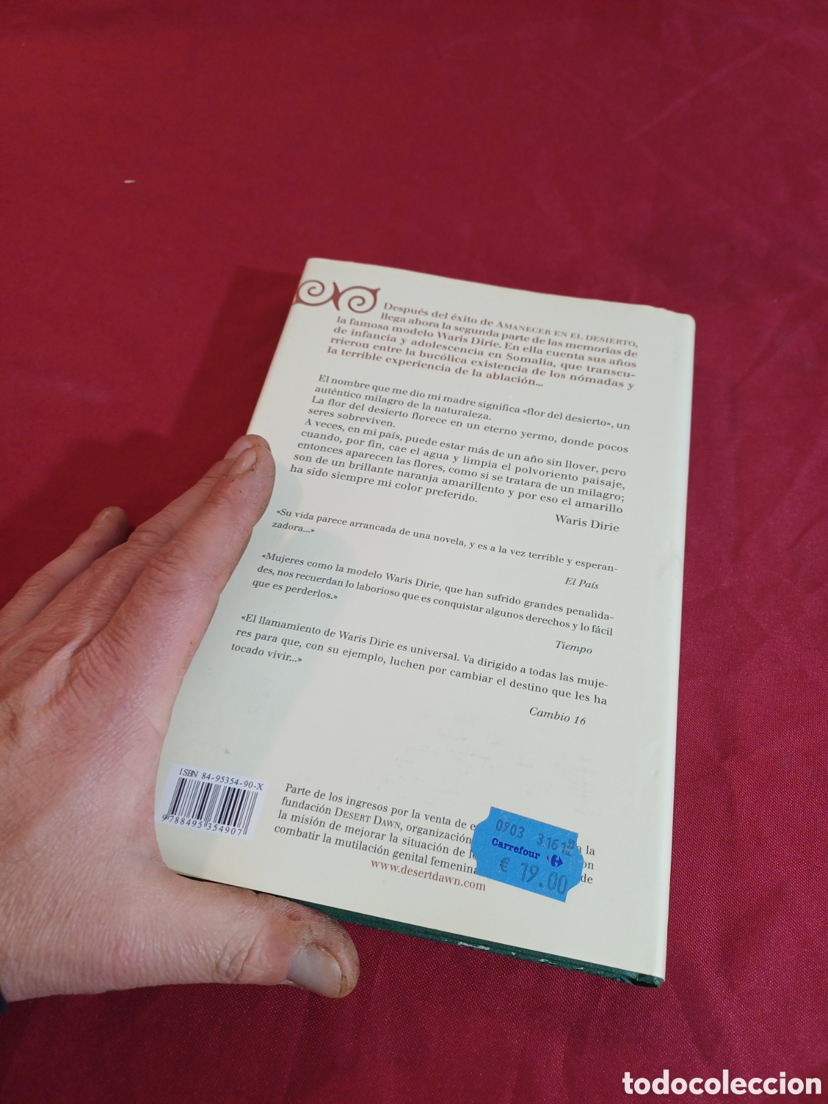 Libros: LIBRO, FLOR DEL DESIERTO, A&Ntilde;O 2003 - Foto 3