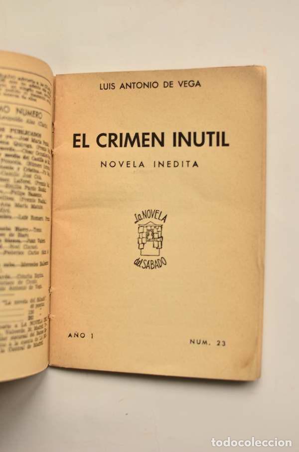 Libros: El cr&iacute;men in&uacute;til - VEGA, Luis Antonio de la - Foto 2
