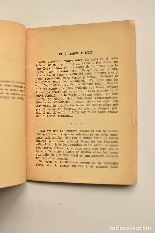Libros: El cr&iacute;men in&uacute;til - VEGA, Luis Antonio de la - Foto 3