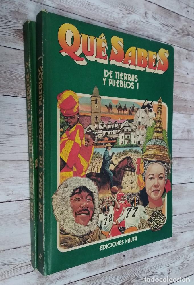 Libros: Qu&eacute; sabes de Tierras y Pueblos 1 y 2 (los dos tomos) - vvaa - Foto 1