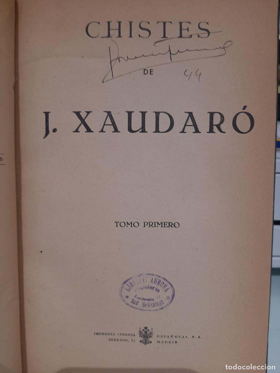 Libros: J. Xaudar&oacute;. Chistes. Tomo I - Foto 2