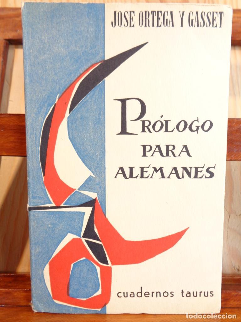 Libros: PR&Oacute;LOGO PARA ALEMANES - JOS&Eacute; ORTEGA Y GASSET - Foto 1