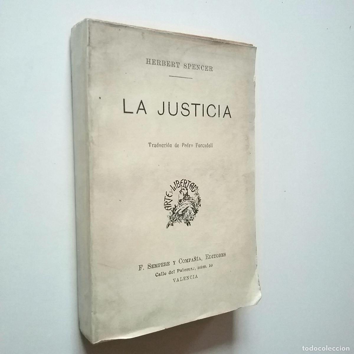 Libros: Herbert Spencer - La justicia - Foto 1