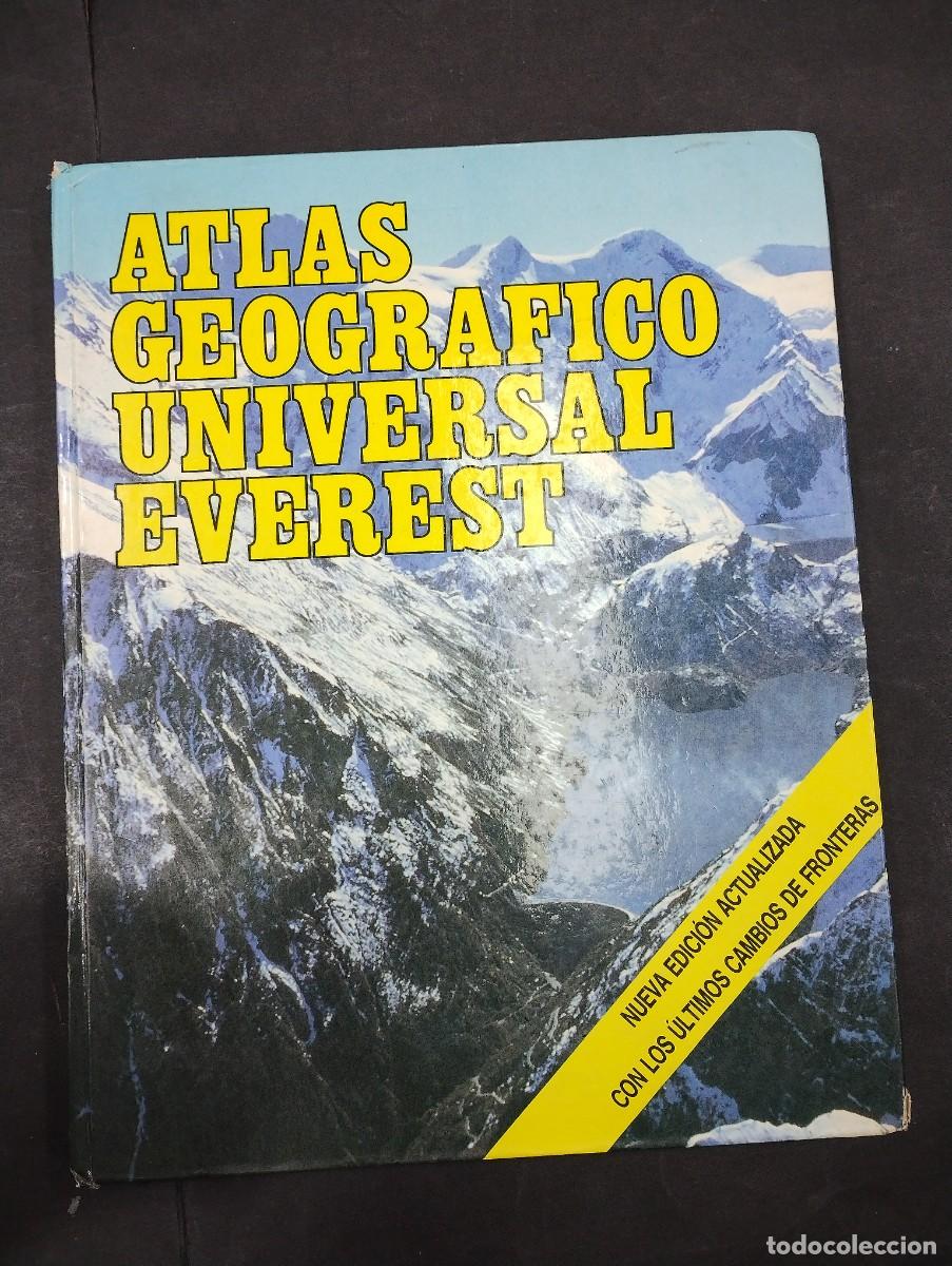 Libros: Atlas Geogr&aacute;fico Universal Everest. Le&oacute;n, 1991. - Foto 1