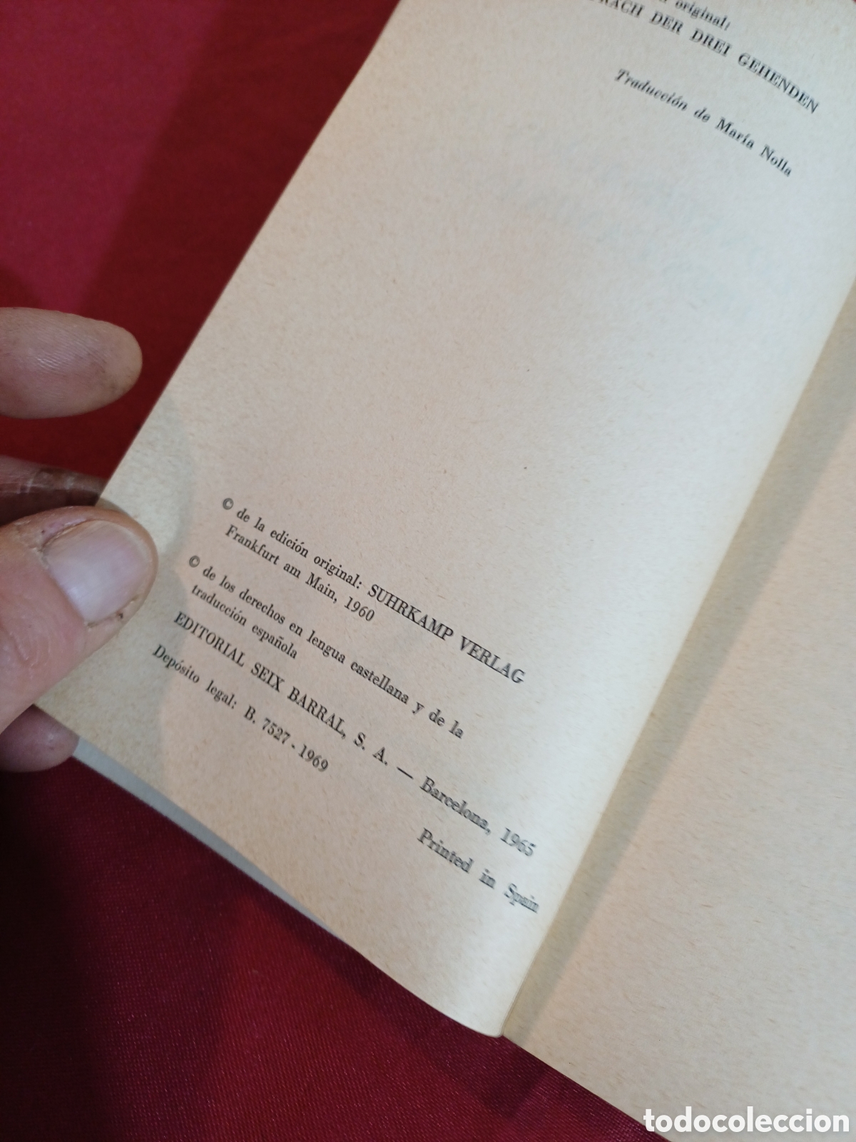Libros: LIBRO, LA CONVERSACI&Oacute;N DE LOS TRES CAMINANTES, 1965 - Foto 5