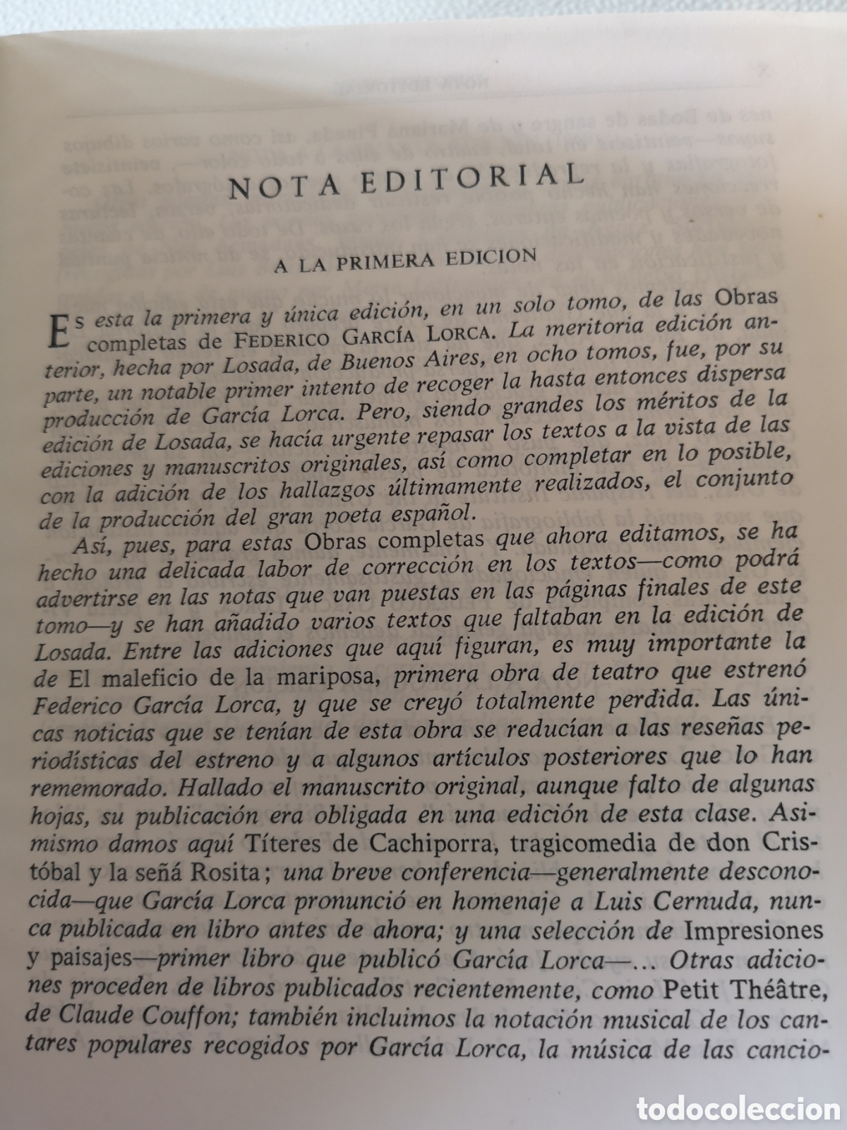 Libros: Obras Completas. Federico Garc&iacute;a Lorca - Foto 3