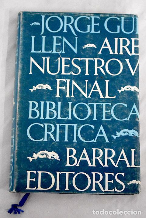 Libros: Aire nuestro, tomo V.- Guill&eacute;n, Jorge - Foto 1