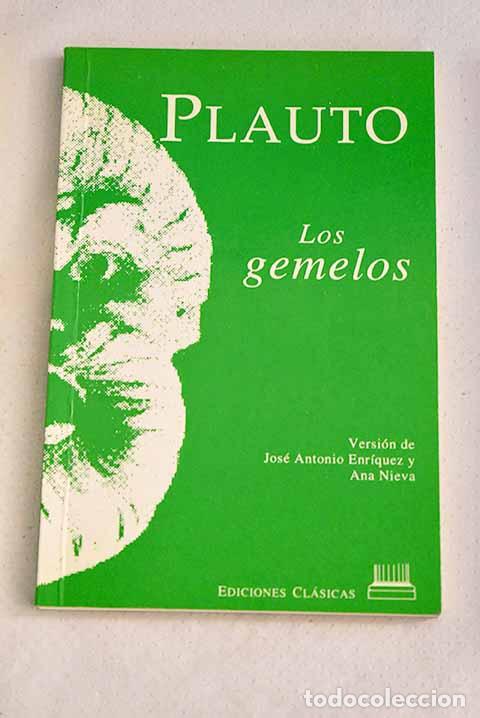 Libros: Los gemelos: Plauto: Cl&aacute;sicas..- Plauto - Foto 1