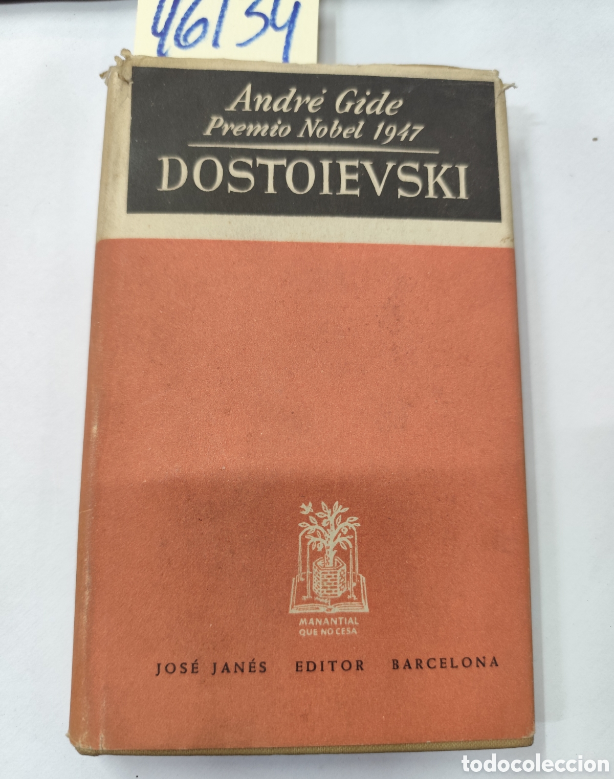 Libros: DOSTOIEVSKI. 1&ordm; Edici&oacute;n. A&ntilde;o 1950 - GIDE,Andr&eacute; - Foto 1