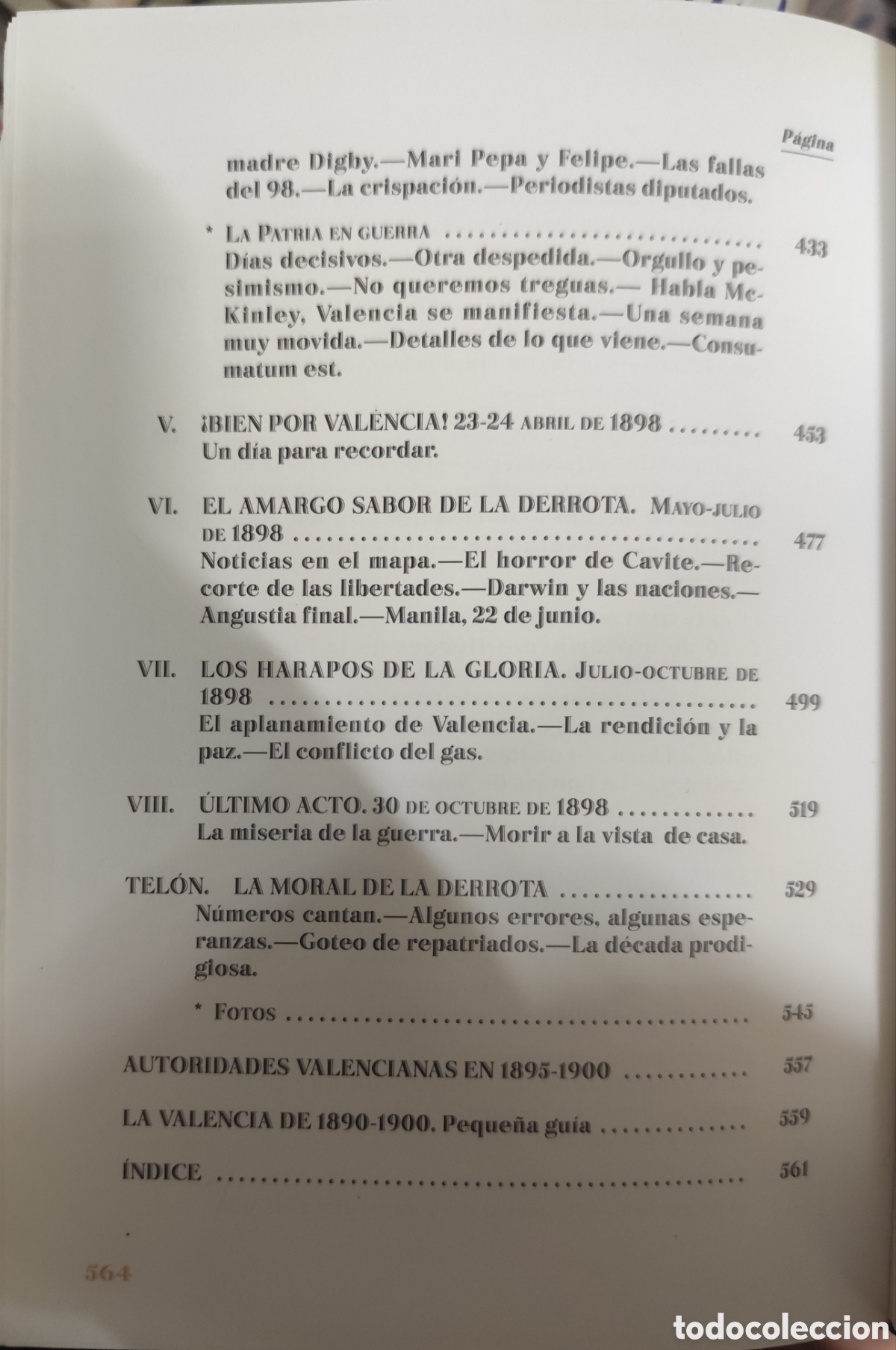 Libros: LA VALENCIA DE 1898 - PEREZ PUCHE,Francisco. - Foto 5