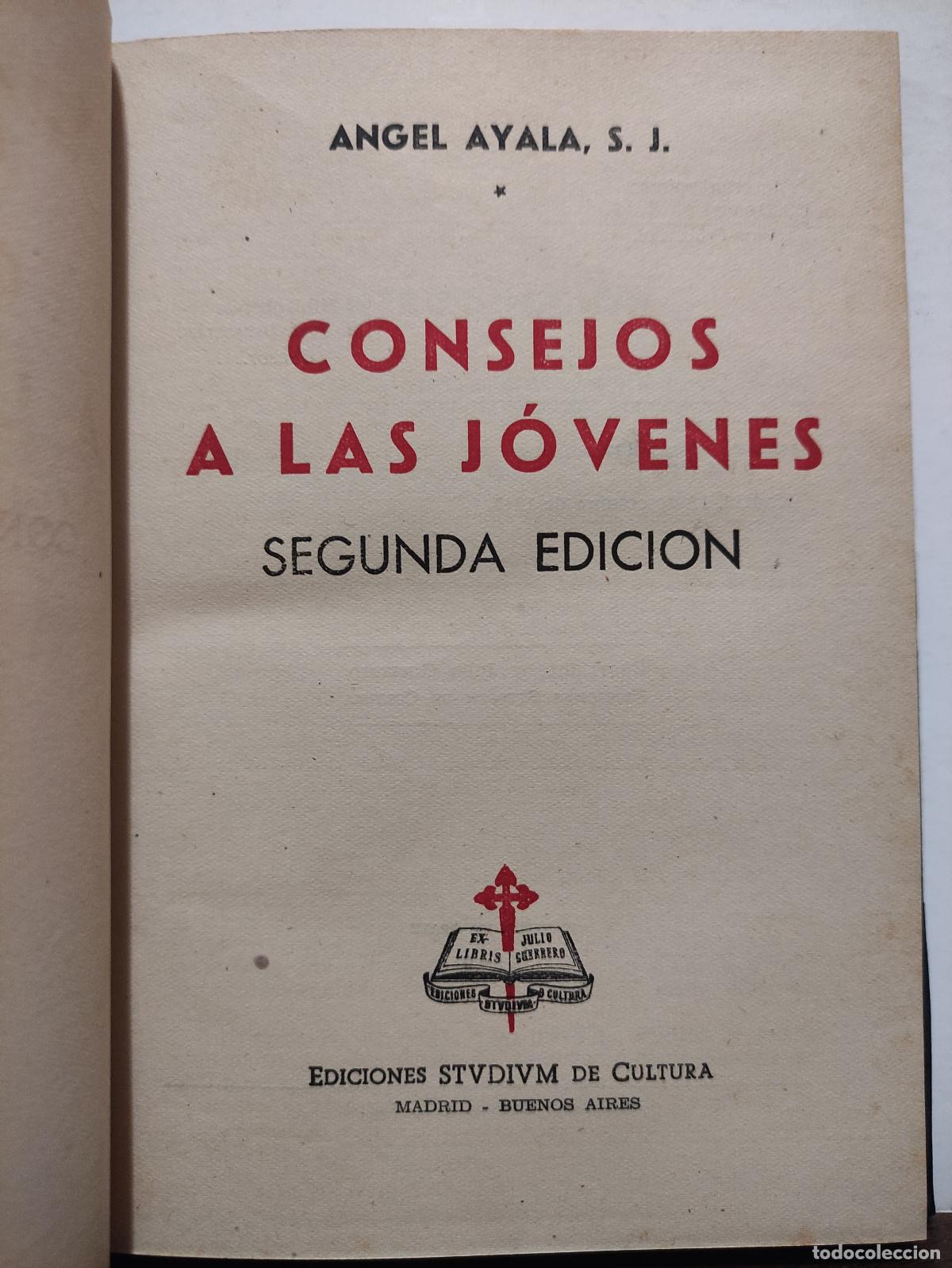Libros: CONSEJOS A LAS JOVENES - ANGEL AYALA - Foto 3