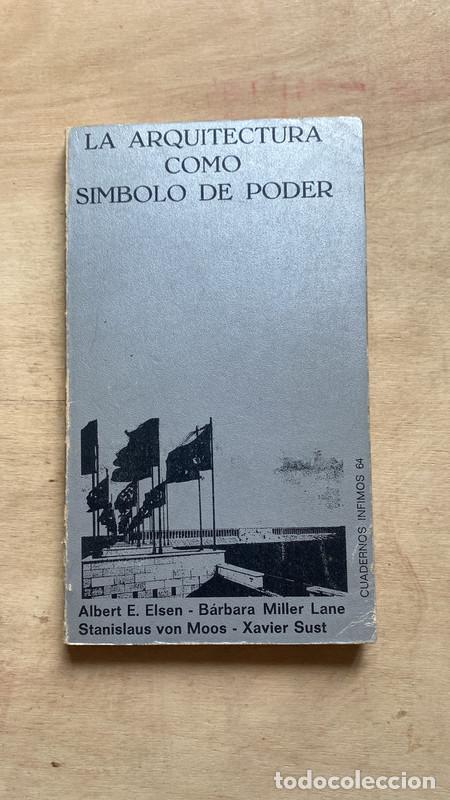 Libros: La arquitectura como simbolo de poder - Elsen; Miller Lane; Von Moos; Sust - Foto 1