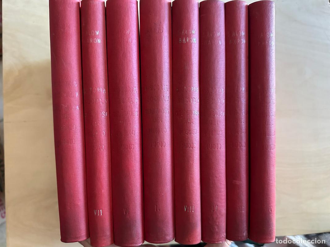 Libros: Historia social y religiosa del pueblo judio - Salo Wittmayer Baron