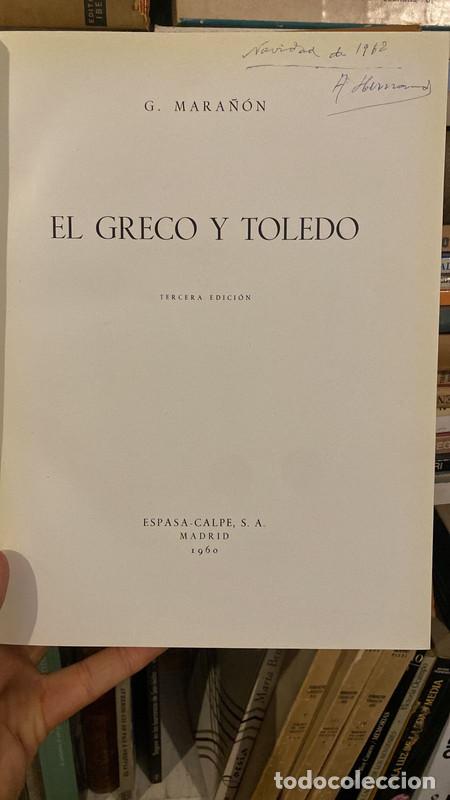 Libros: El greco y Toledo - Mara&ntilde;on - Foto 1