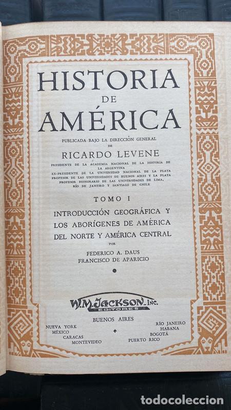 Libros: Historia de America - Levene Ricardo - Foto 1